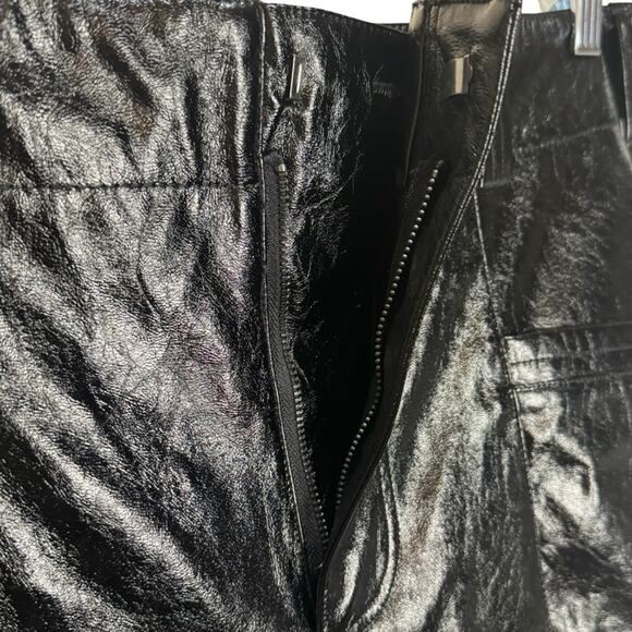 Free People Star-Crossed Lovers Vegan Straight-Leg Pants Size 12 - Picture 7 of 9